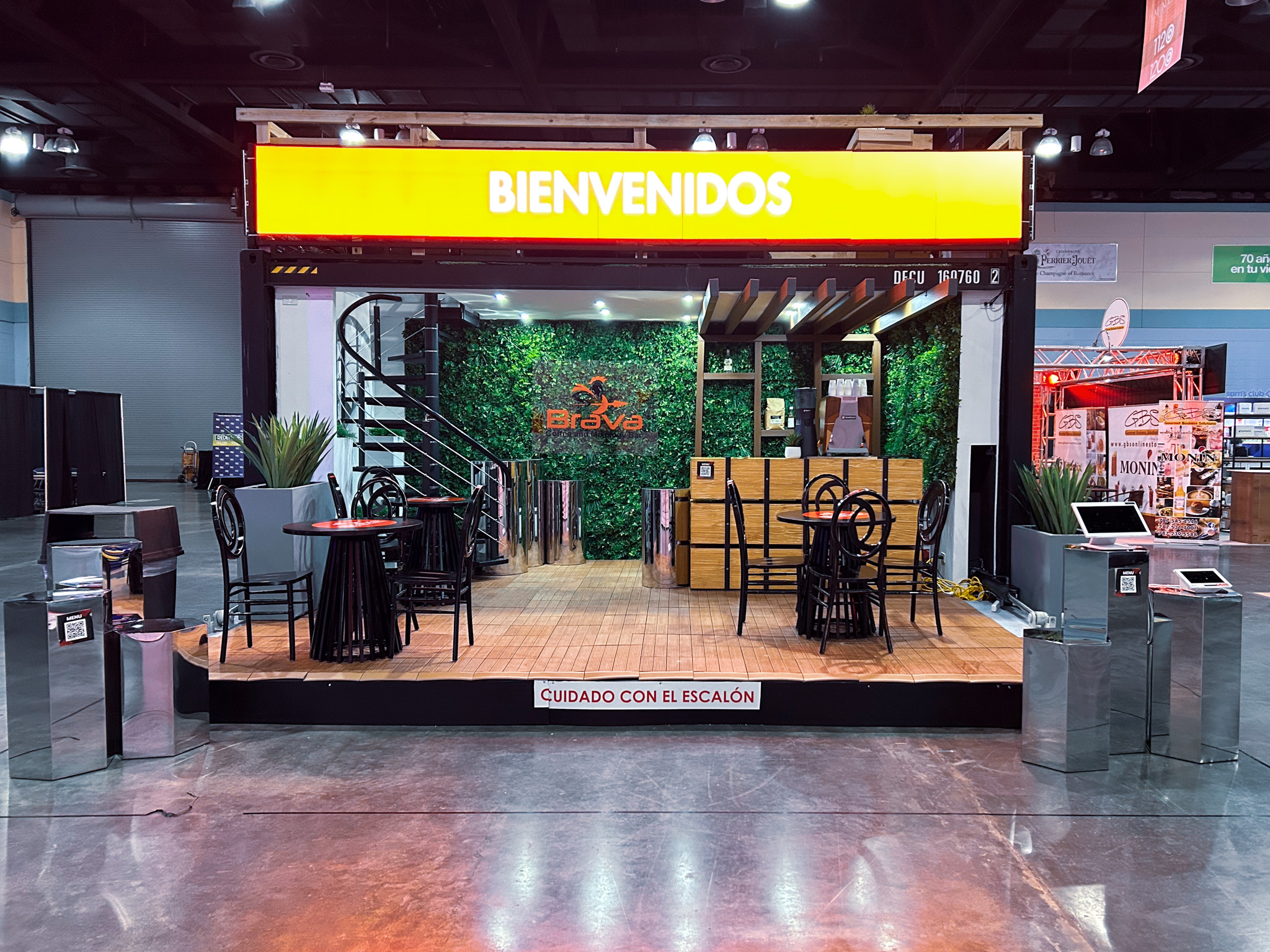 Brava Booth Container